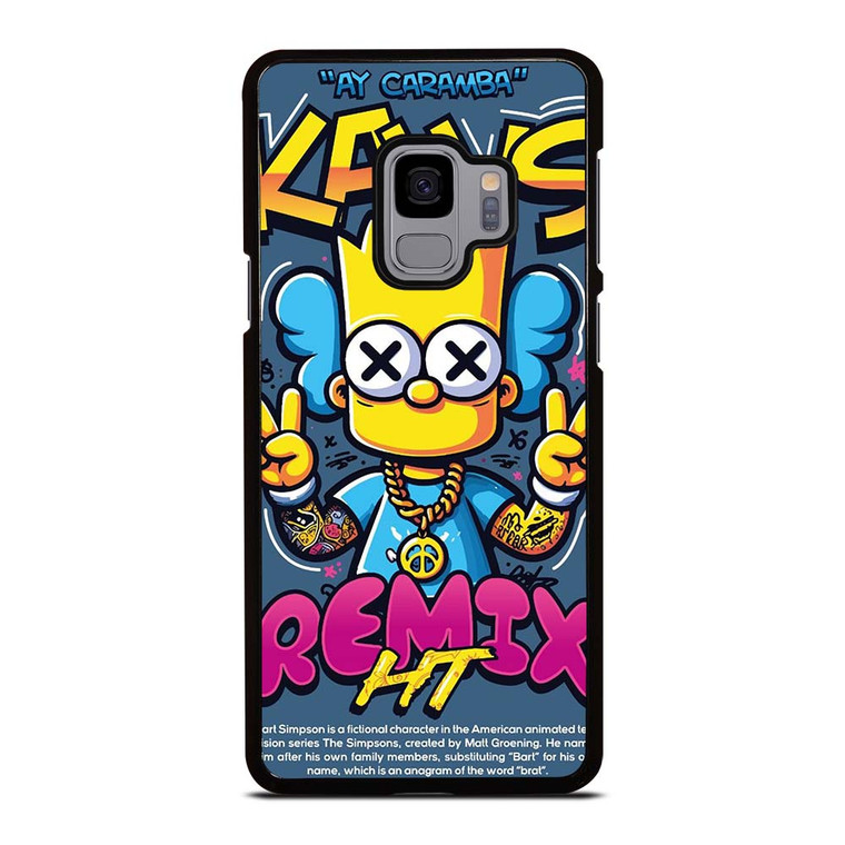 KAWS X BART SIMPSONS Samsung Galaxy S9 Case Cover KAWS X BART SIMPSONS Samsung Galaxy S9 Case Cover