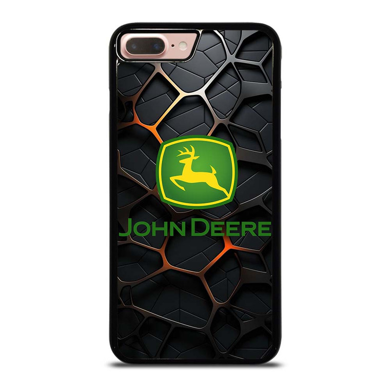JOHN DEERE TRACTOR LOGO STEEL EMBLEM iPhone 7 / 8 Plus Case Cover
