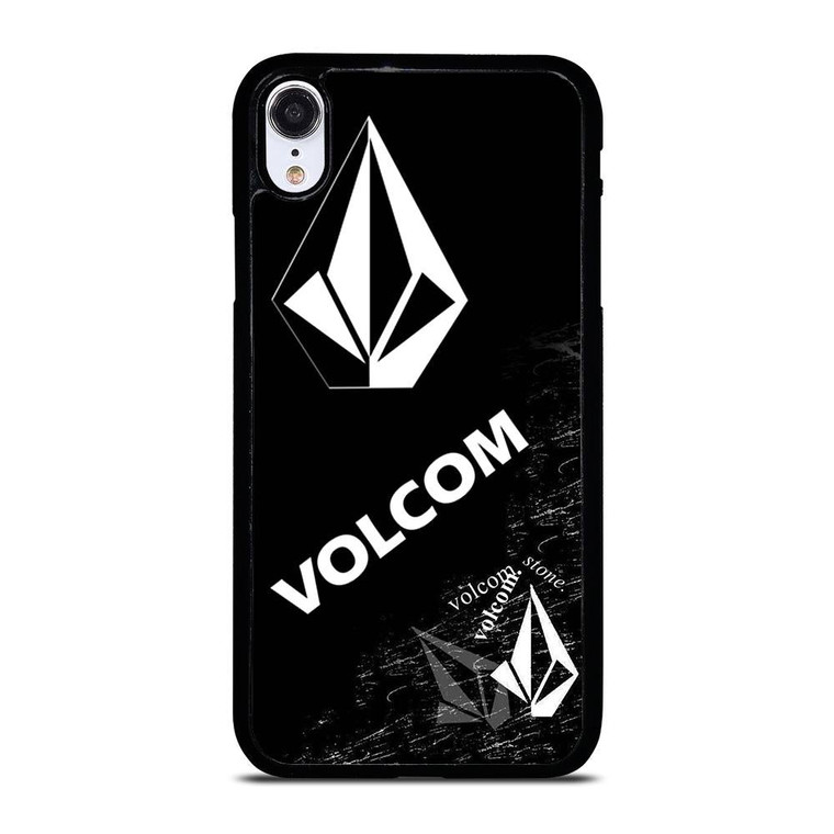 VOLCOM BLACK LOGO iPhone XR Case Cover