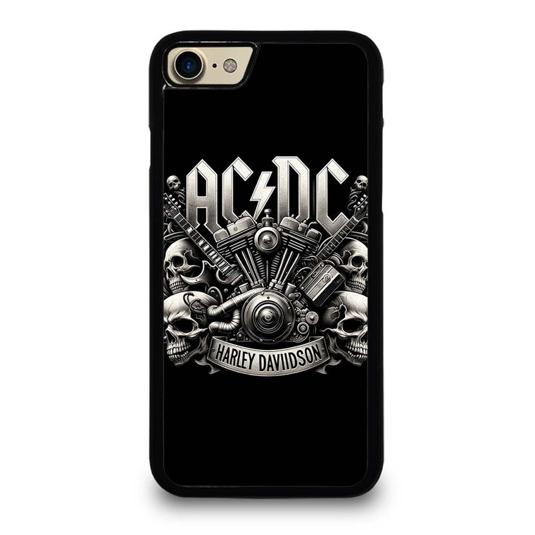 ACDC AC DC HARLEY DAVIDSON LOGO iPhone 7 / 8 Case Cover
