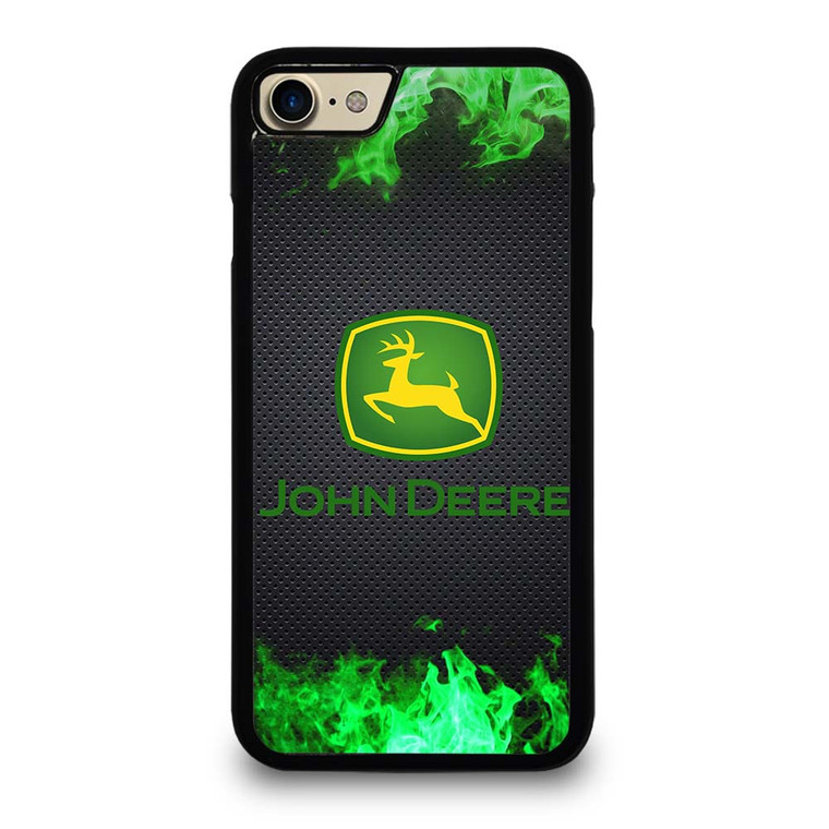 JOHN DEERE TRACTOR LOGO GREEN FIRE iPhone 7 / 8 Case Cover