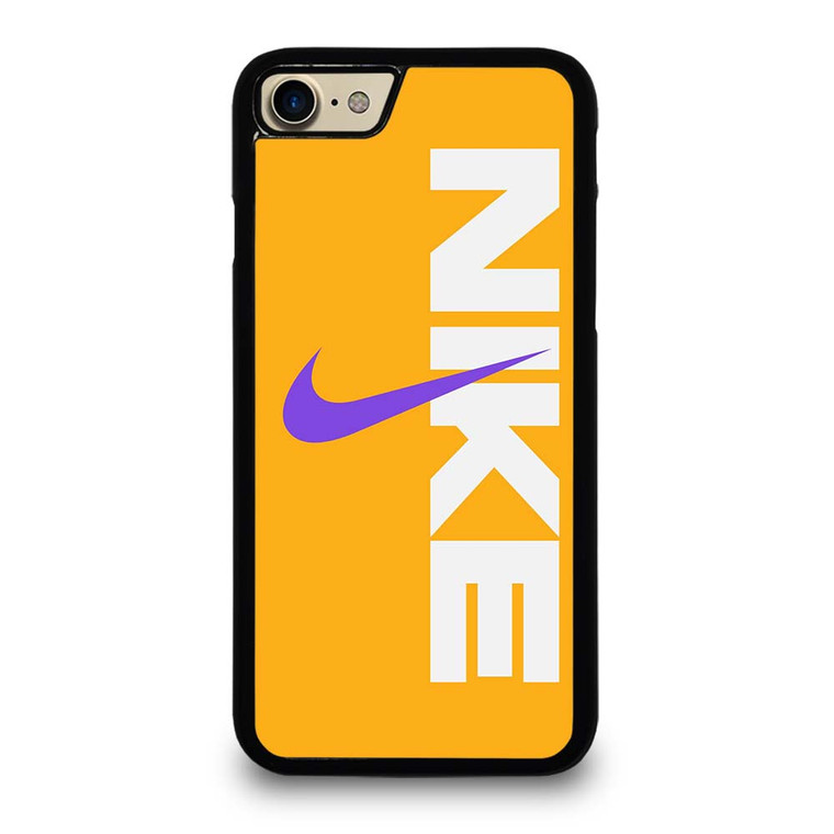 NIKE LOGO PURPLE YELLOW iPhone 7 / 8 Case Cover
