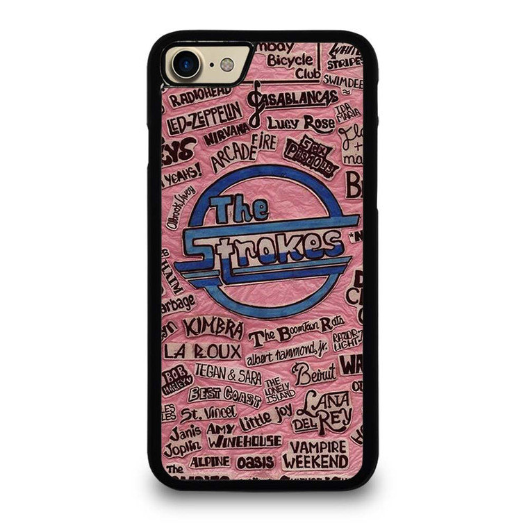 THE STROKES AND FAMOUS BAND LOGO iPhone 7 / 8 Case Cover