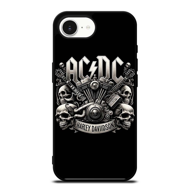 ACDC AC DC HARLEY DAVIDSON LOGO iPhone 16e Case Cover