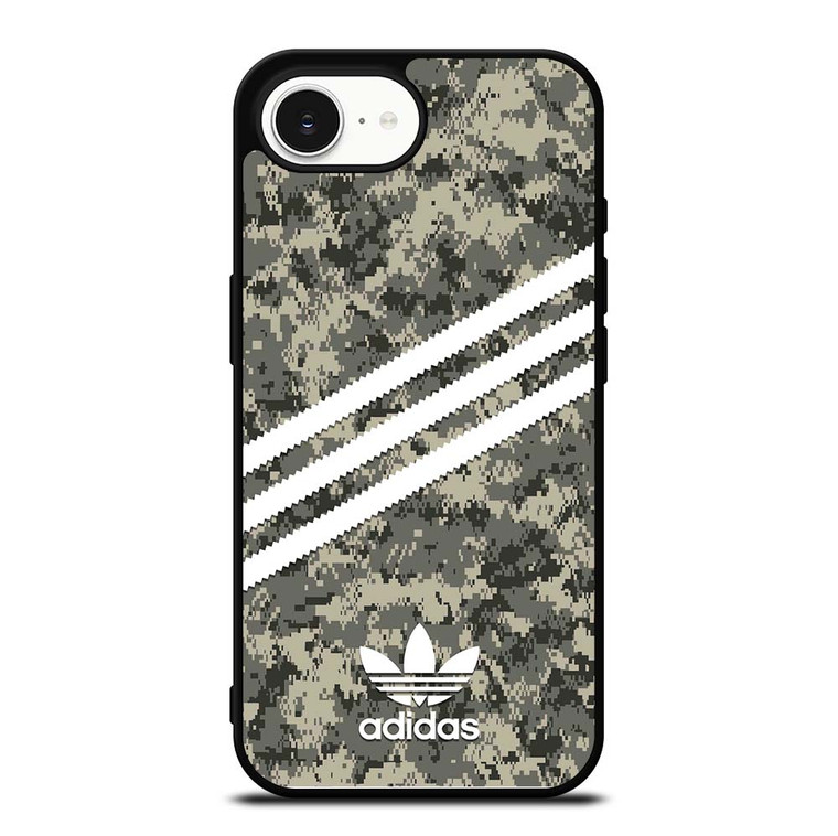 ADIDAS ORIGINALS STRIPES GREY CAMO iPhone 16e Case Cover