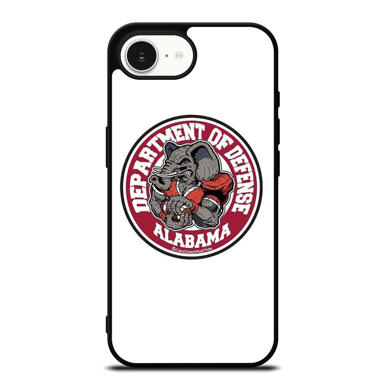 ALABAMA CRIMSON TIDE BAMA LOGO DEFENCE DEPARTMENT iPhone 16e Case Cover