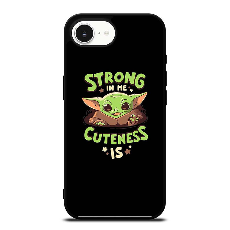 BABY YODA STAR WARS STRONG CUTENESS iPhone 16e Case Cover