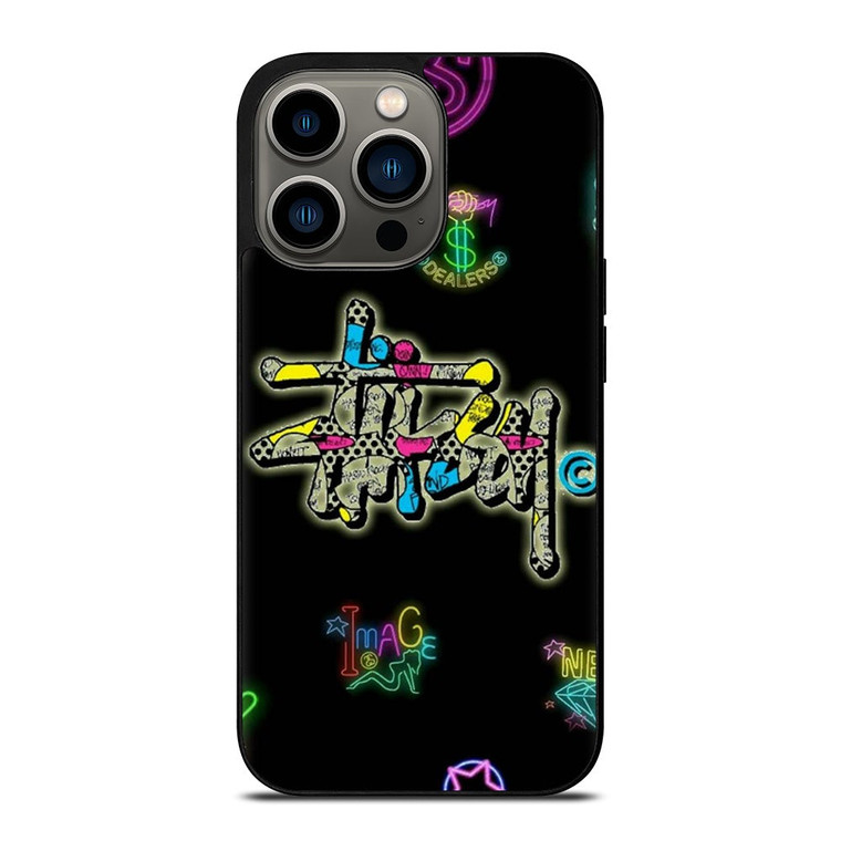 STUSSY LOGO COLOR FULL iPhone 13 Pro Case Cover