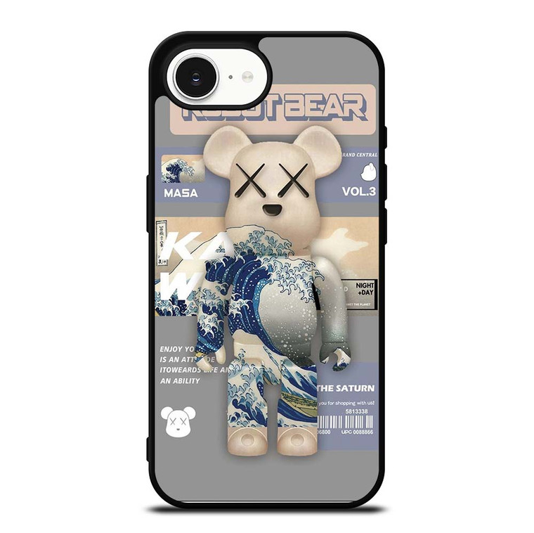 BEARBRICK ROBOT STYLE KAWS iPhone 16e Case Cover