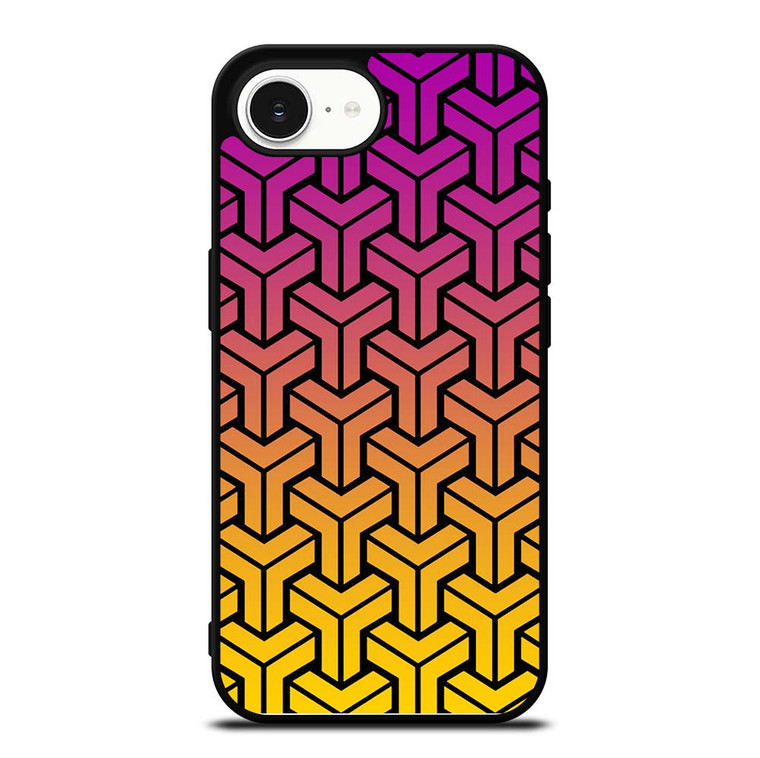 BLACK MAMBA YELLOW PURPLE PATTERN iPhone 16e Case Cover