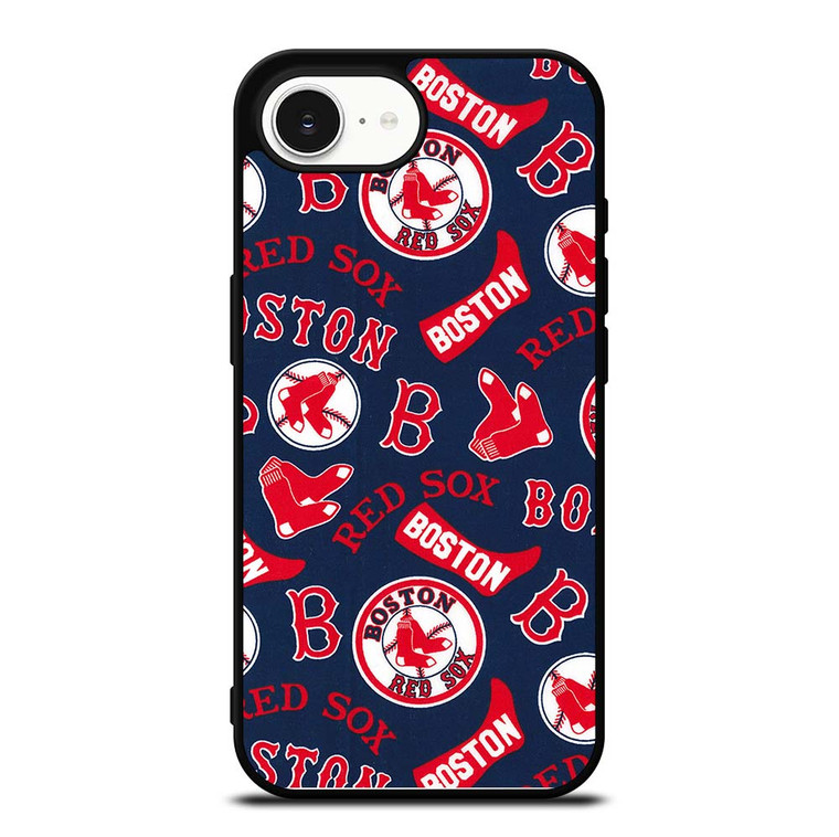 BOSTON RED SOX BASEBALL PATTERN iPhone 16e Case Cover
