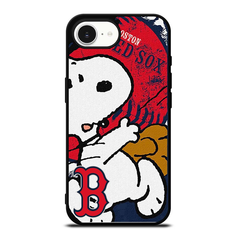 BOSTON RED SOX BASEBALL SNOOPY iPhone 16e Case Cover