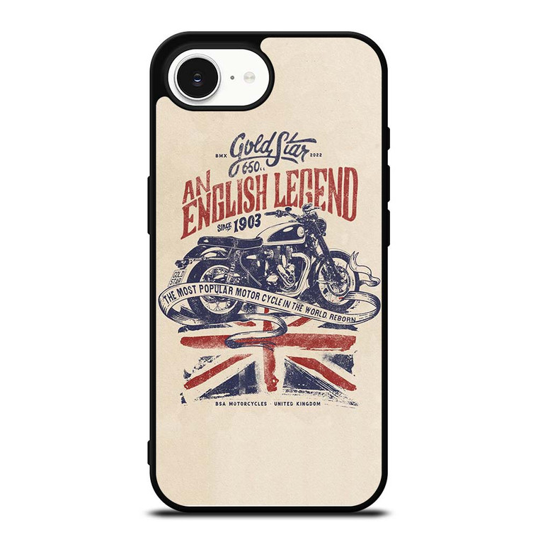BSA MOTORCYCLE BRITISH GOLD STAR iPhone 16e Case Cover