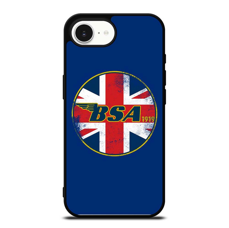 BSA MOTORCYCLE LOGO 1919 UNION JACK iPhone 16e Case Cover