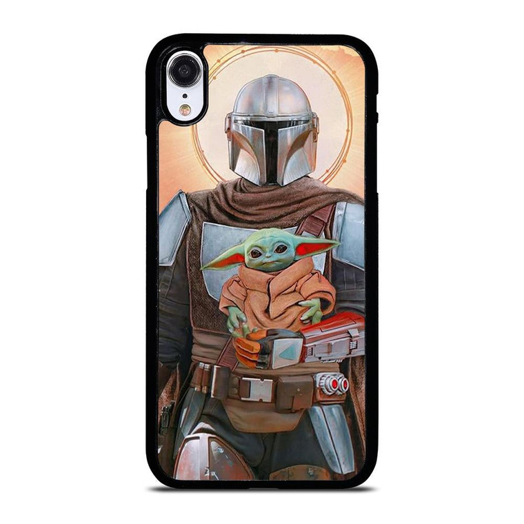 BABY YODA AND THE MANDALORIAN STAR WARS iPhone XR Case Cover