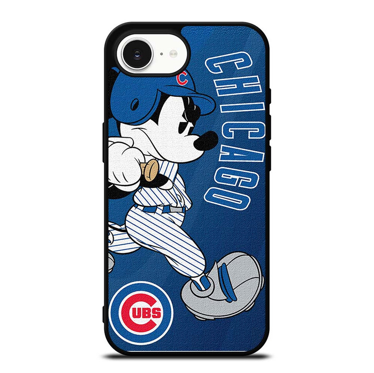 CHICAGO CUBS LOGO MICKEY MOUSE iPhone 16e Case Cover