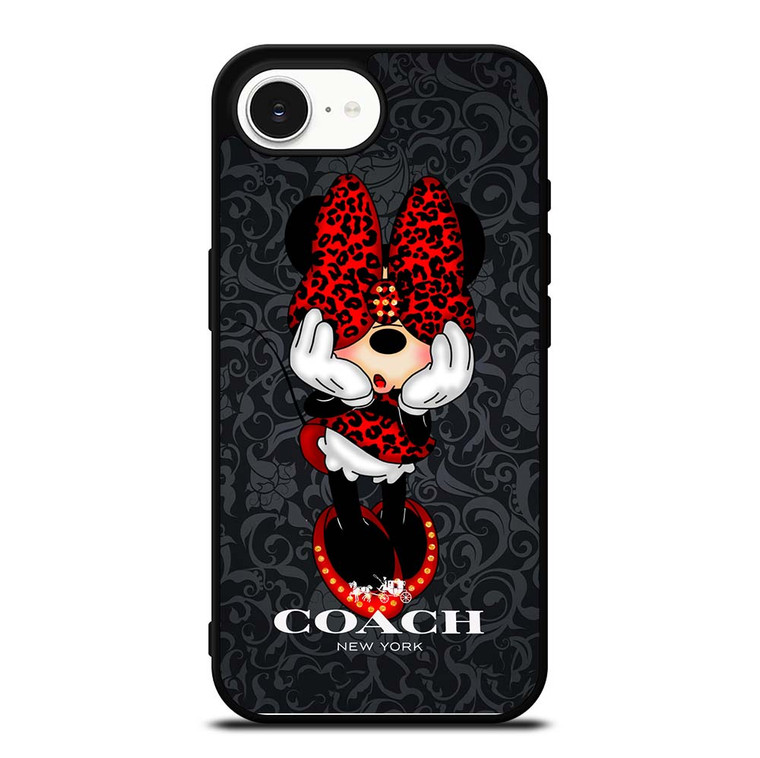COACH MINNIE MOUSE CARTOON iPhone 16e Case Cover