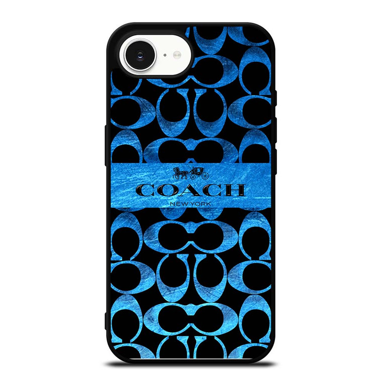 COACH NEW YORK BLUE 2 iPhone 16e Case Cover