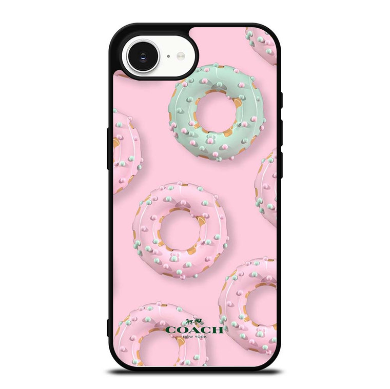 COACH NEW YORK LOGO DONUTS ICON iPhone 16e Case Cover