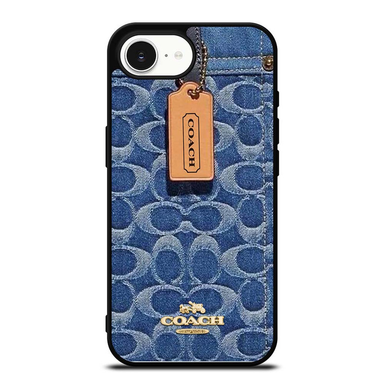COACH NEW YORK LOGO JEANS BAG iPhone 16e Case Cover