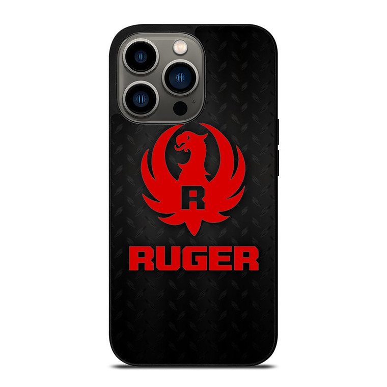 STURM RUGER FIREARM RED METAL iPhone 13 Pro Case Cover