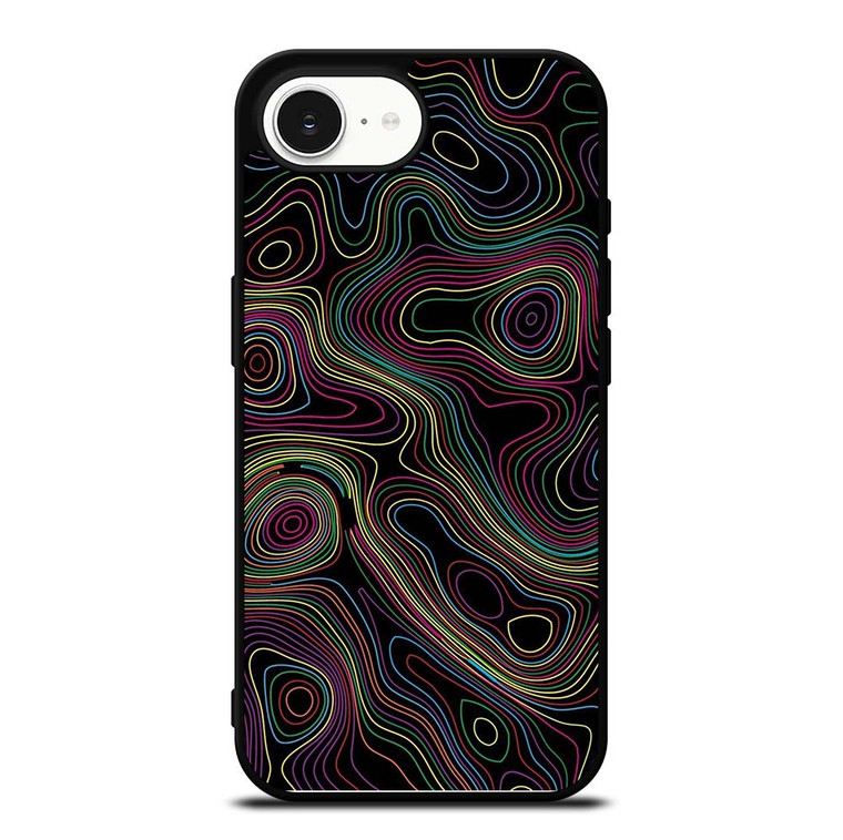 COLORFUL ABSTRACT LINES iPhone 16e Case Cover