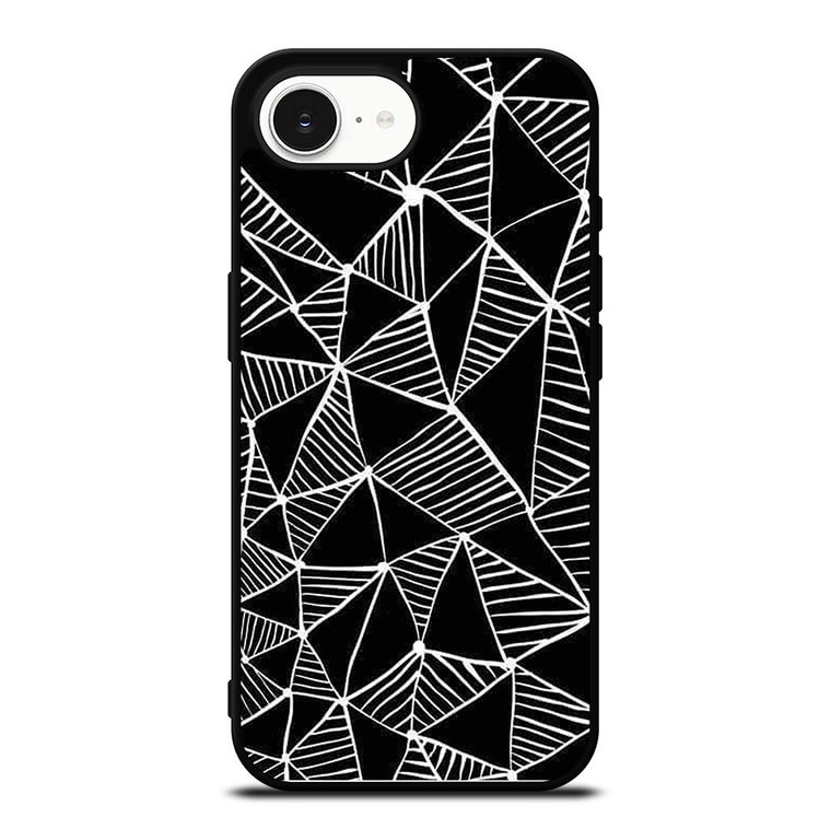 DARK TRIANGLE PATTERN iPhone 16e Case Cover