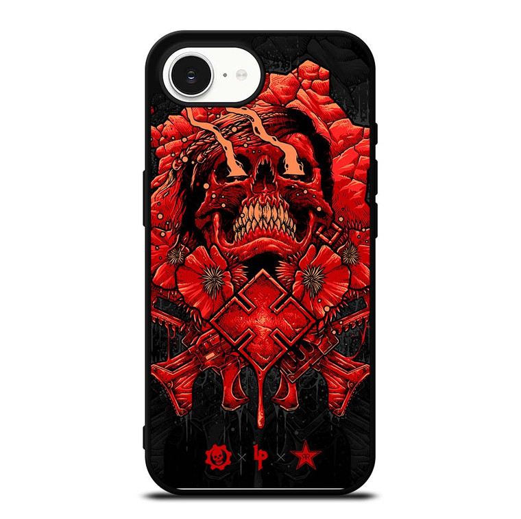 GEARS OF WAR SKULL RED iPhone 16e Case Cover