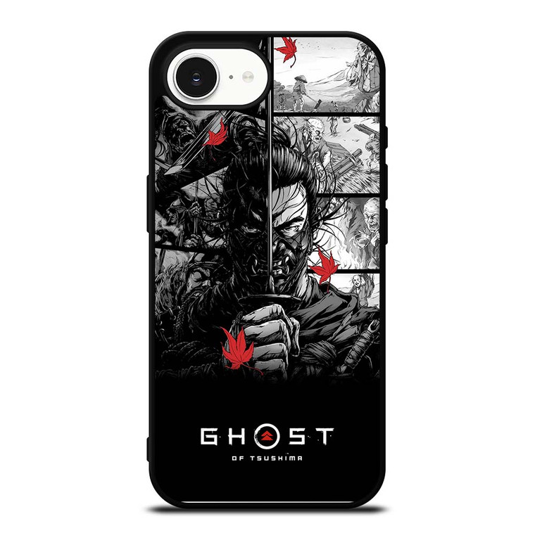 GHOST OF TSUSHIMA LOGO BLACK WHITE iPhone 16e Case Cover