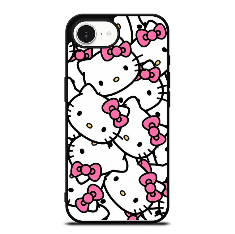 HELLO KITTY FACE COLLAGE iPhone 16e Case Cover