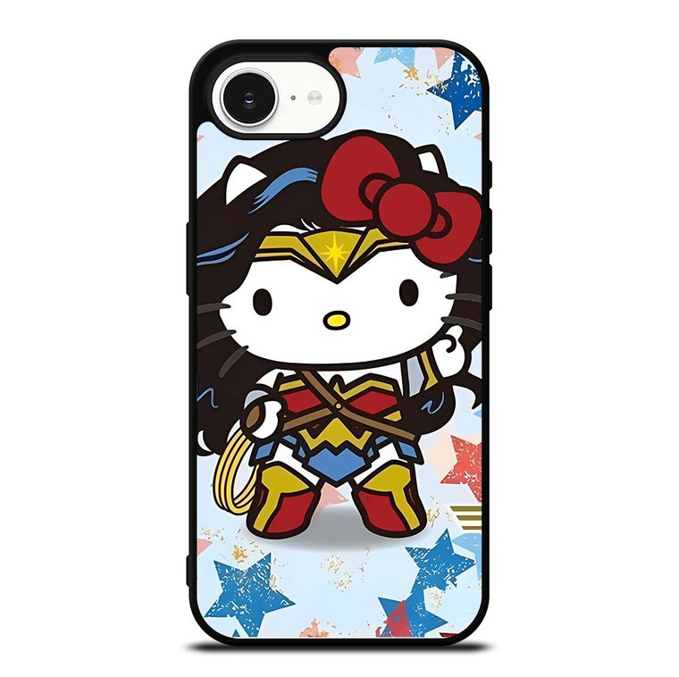 HELLO KITTY WONDER WOMAN KITTY iPhone 16e Case Cover