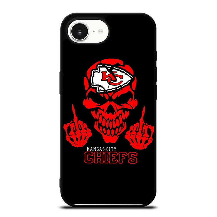 KANSAS CITY CHIEFS SKUL LOGO iPhone 16e Case Cover