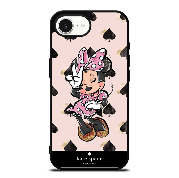 KATE SPADE NEW YORK LOGO MINNIE MOUSE DISNEY iPhone 16e Case Cover