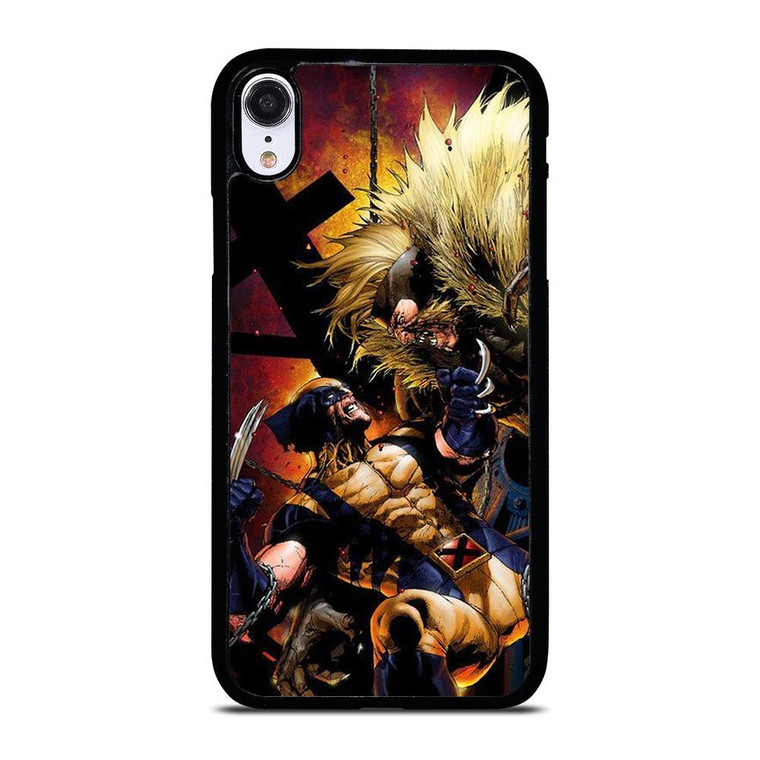 WOLVERINE VS SABRETOOTH iPhone XR Case Cover