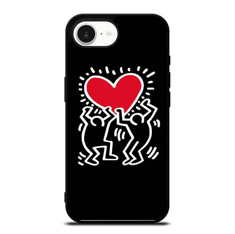 KEITH HARING LOVE iPhone 16e Case Cover