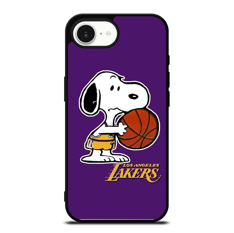 LA LAKERS BASKETBALL SNOOPY iPhone 16e Case Cover