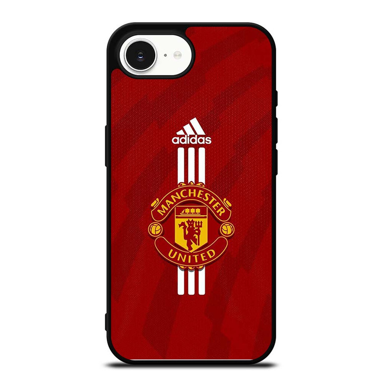 MANCHESTER UNITED FC FOOTBALL LOGO ADIDAS iPhone 16e Case Cover