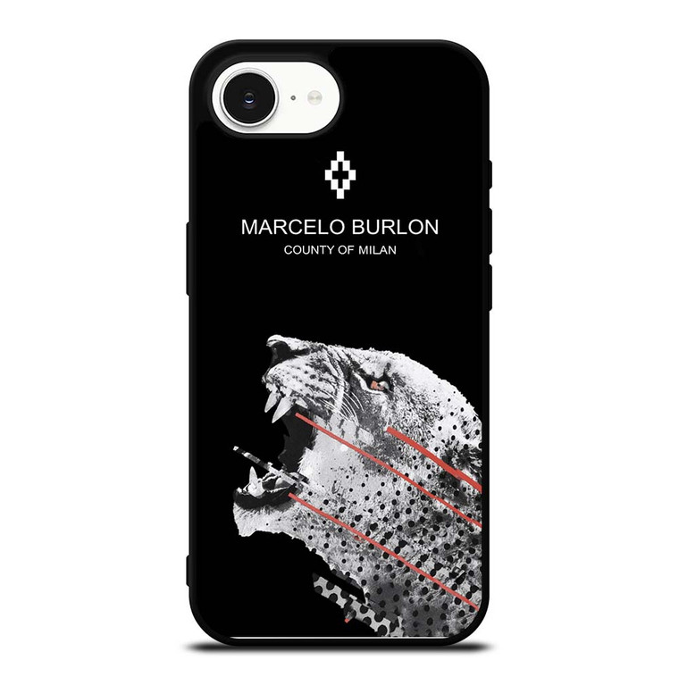 MARCELO BURLON TIGER LOGO iPhone 16e Case Cover