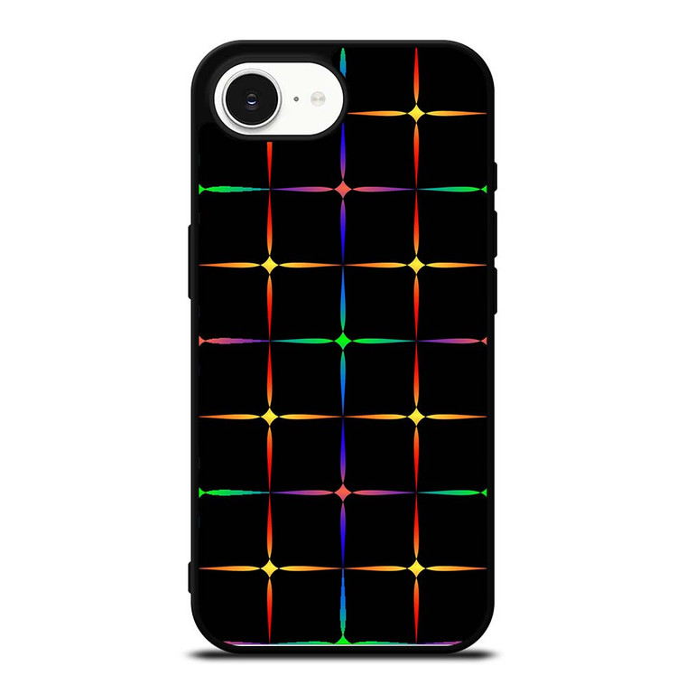 NEON DIAMONDS PATTERN iPhone 16e Case Cover