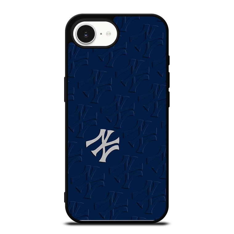 NEW YORK YANKEES ICON LOGO BASEBALL BLUE iPhone 16e Case Cover
