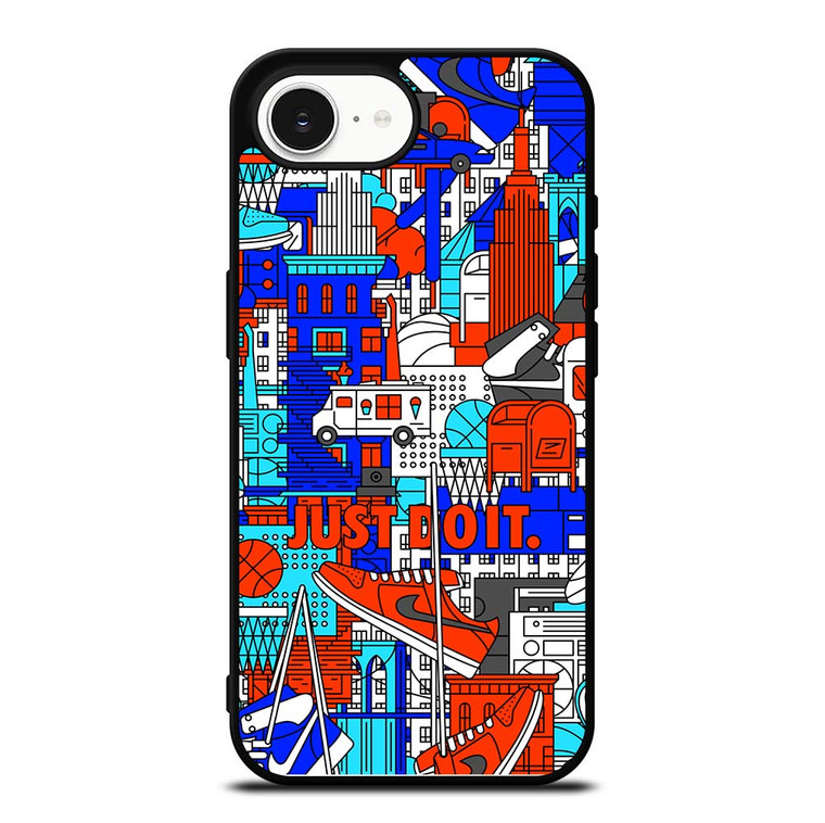 NIKE JUST DO IT ART COLLAGE iPhone 16e Case Cover