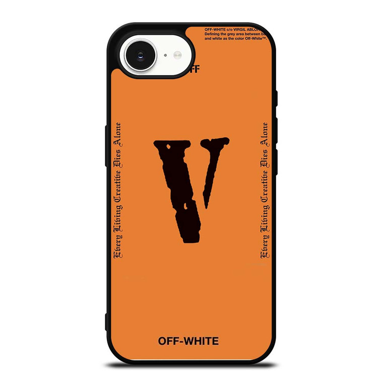OFF WHITE V LONE LOGO iPhone 16e Case Cover