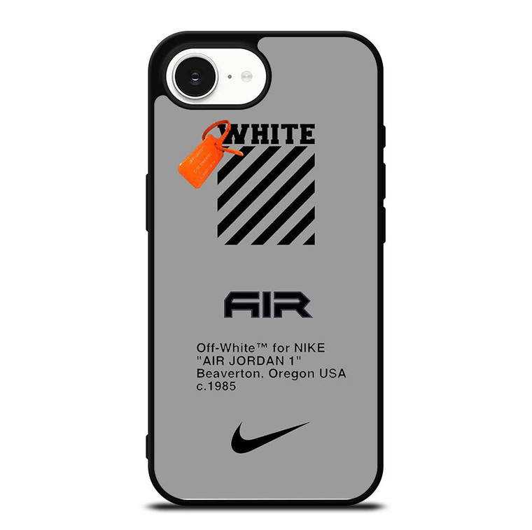 OFF WHITE X AIR JORDAN iPhone 16e Case Cover