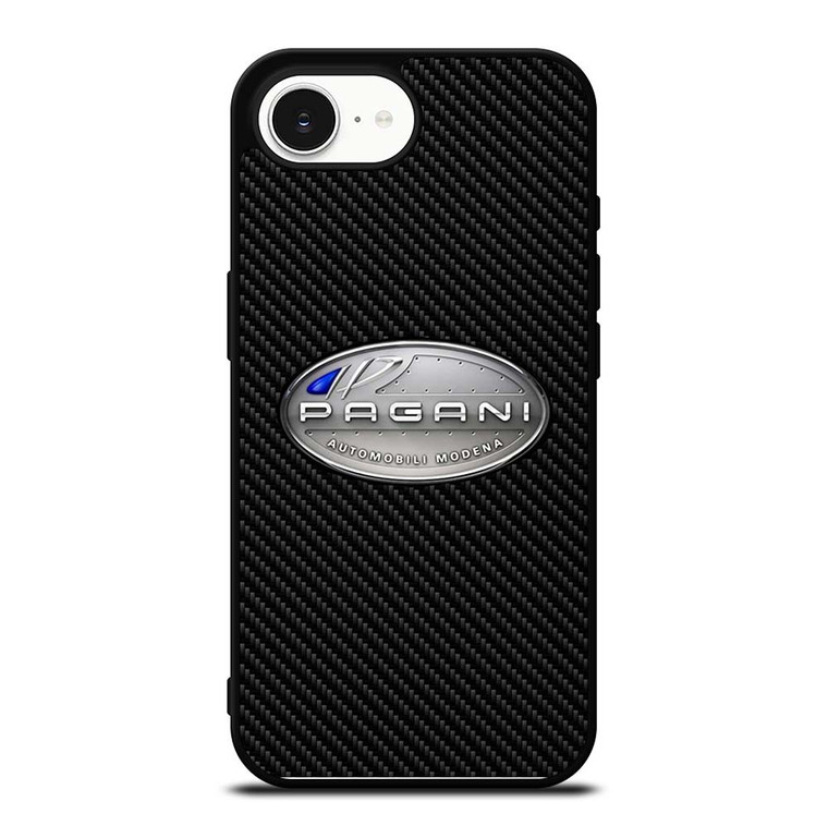 PAGANI CAR LOGO CARBON iPhone 16e Case Cover