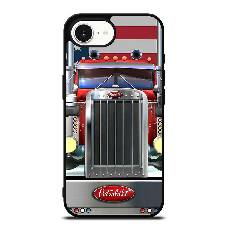 PETERBILT TRUCK AMERICAN FLAG iPhone 16e Case Cover