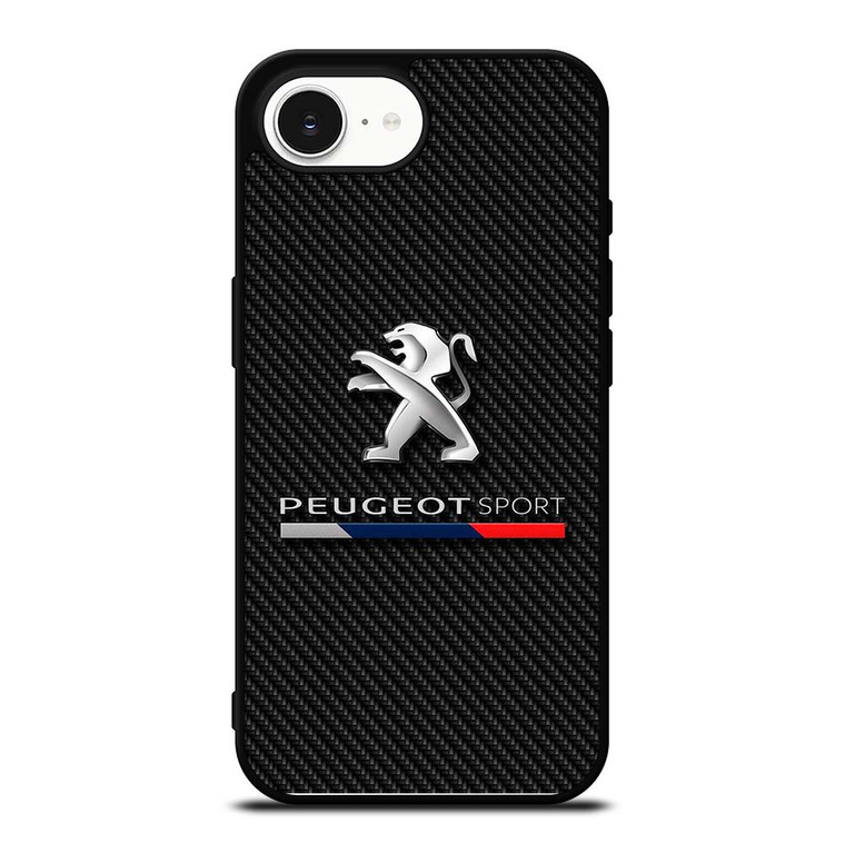 PEUGEOT SPORT CAR CARBON LOGO iPhone 16e Case Cover