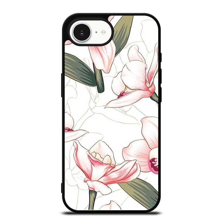 PINK ORCHID FLOWER iPhone 16e Case Cover
