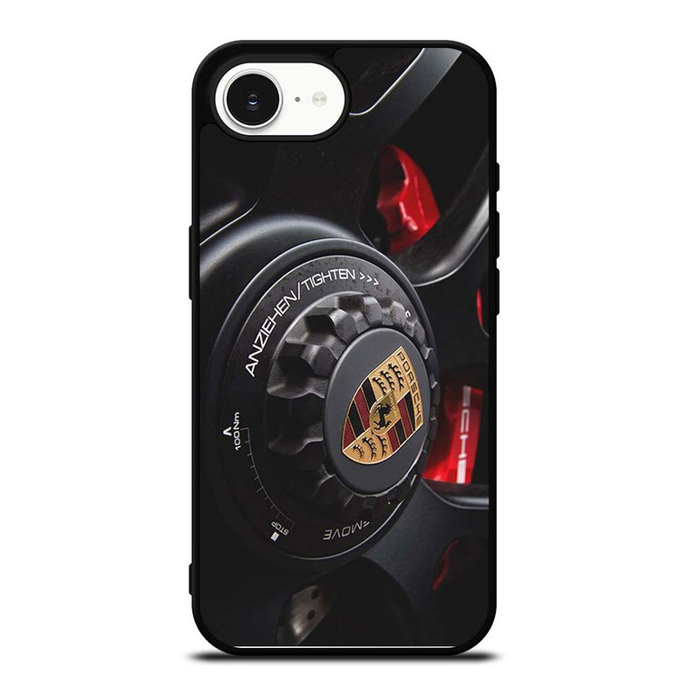 PORSCHE CAR LOGO WHEEL ICON iPhone 16e Case Cover