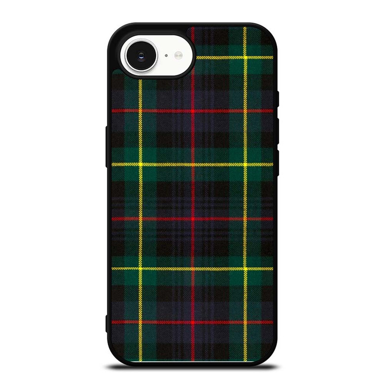 RED YELLOW TARTAN PLAID PATTERN iPhone 16e Case Cover