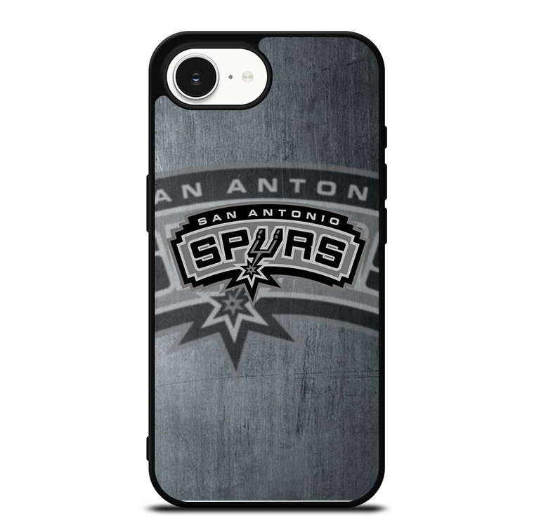 SAN ANTONIO SPURS METAL LOGO iPhone 16e Case Cover